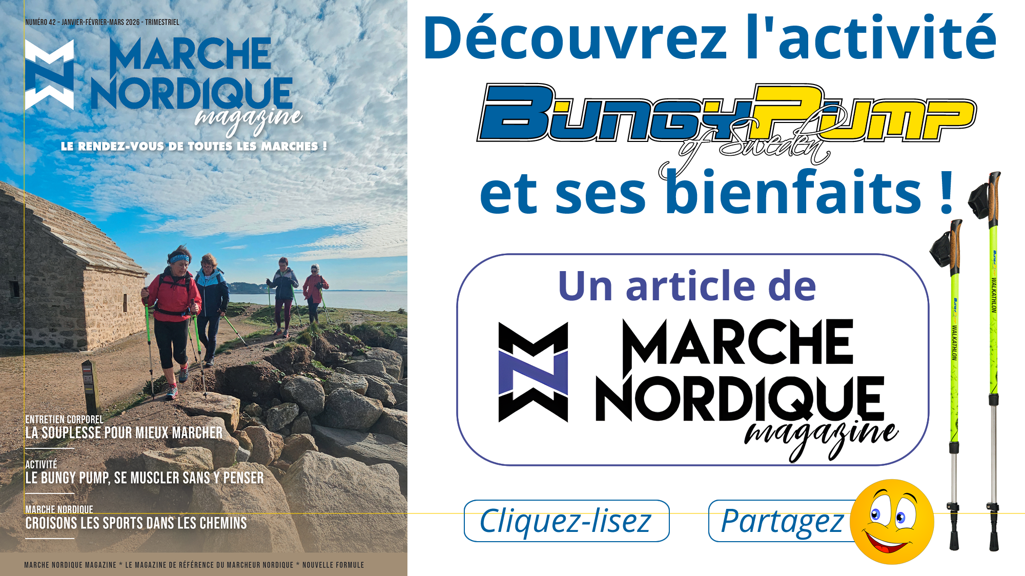 BungyPump dans Marche Nordique Magazine